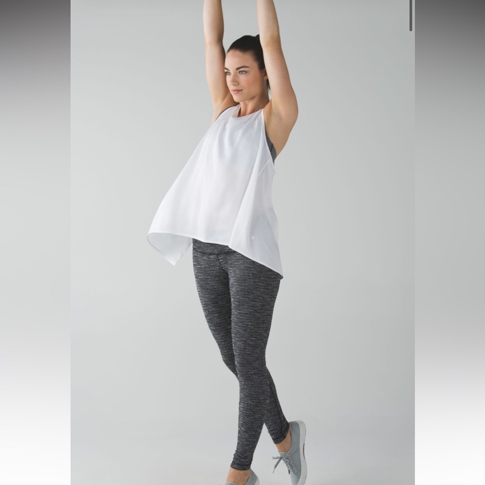 53. Lululemon Wunder Under Pant Coco Pique Black White 6
